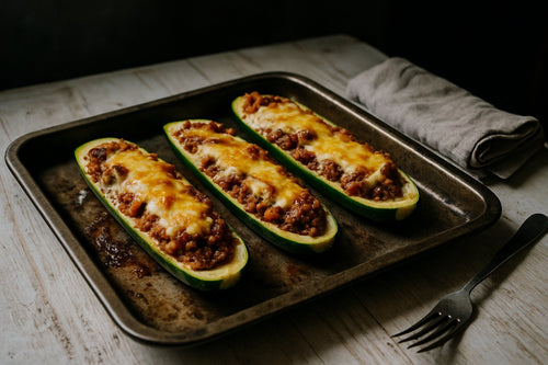 Gevulde courgette met gehakt