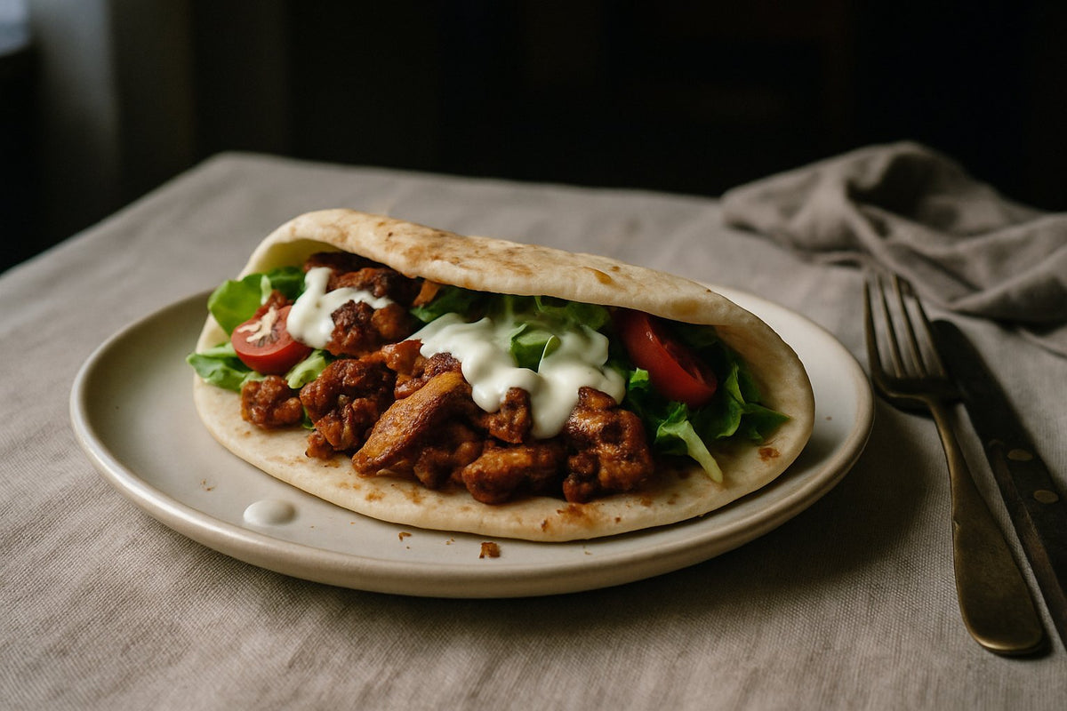 Kip shoarma in de airfryer: krokant in 15 minuten