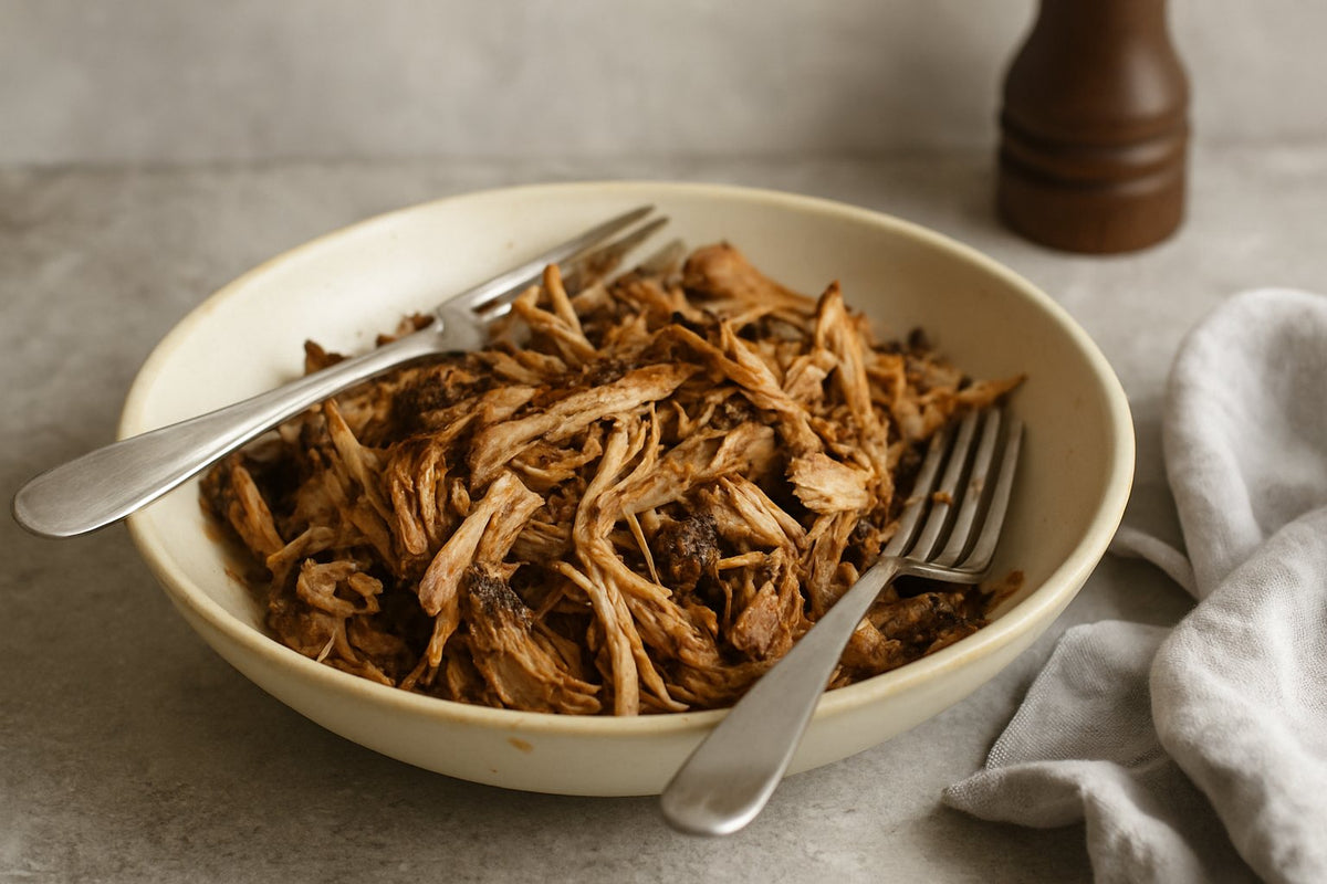 Pulled pork in de slowcooker: gewoon laten staan