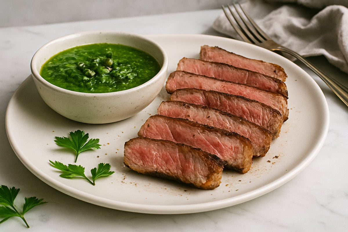 Salsa verde bij vlees