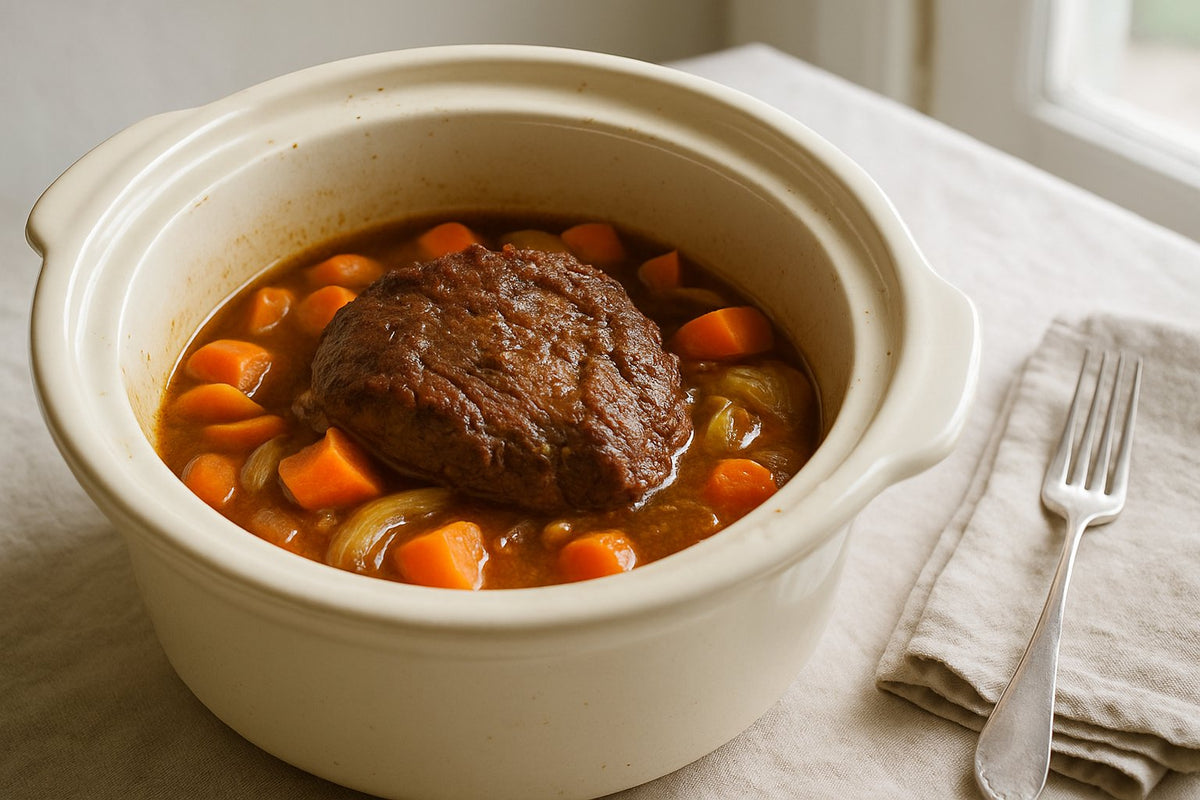 Sukadelappen in de slowcooker