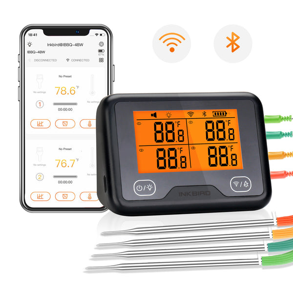 INKBIRD IBBQ-4BW WiFi + Bluetooth Thermometer