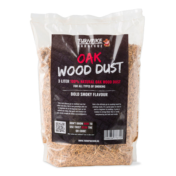 Turnpike BBQ Oak Rookmot 3 liter