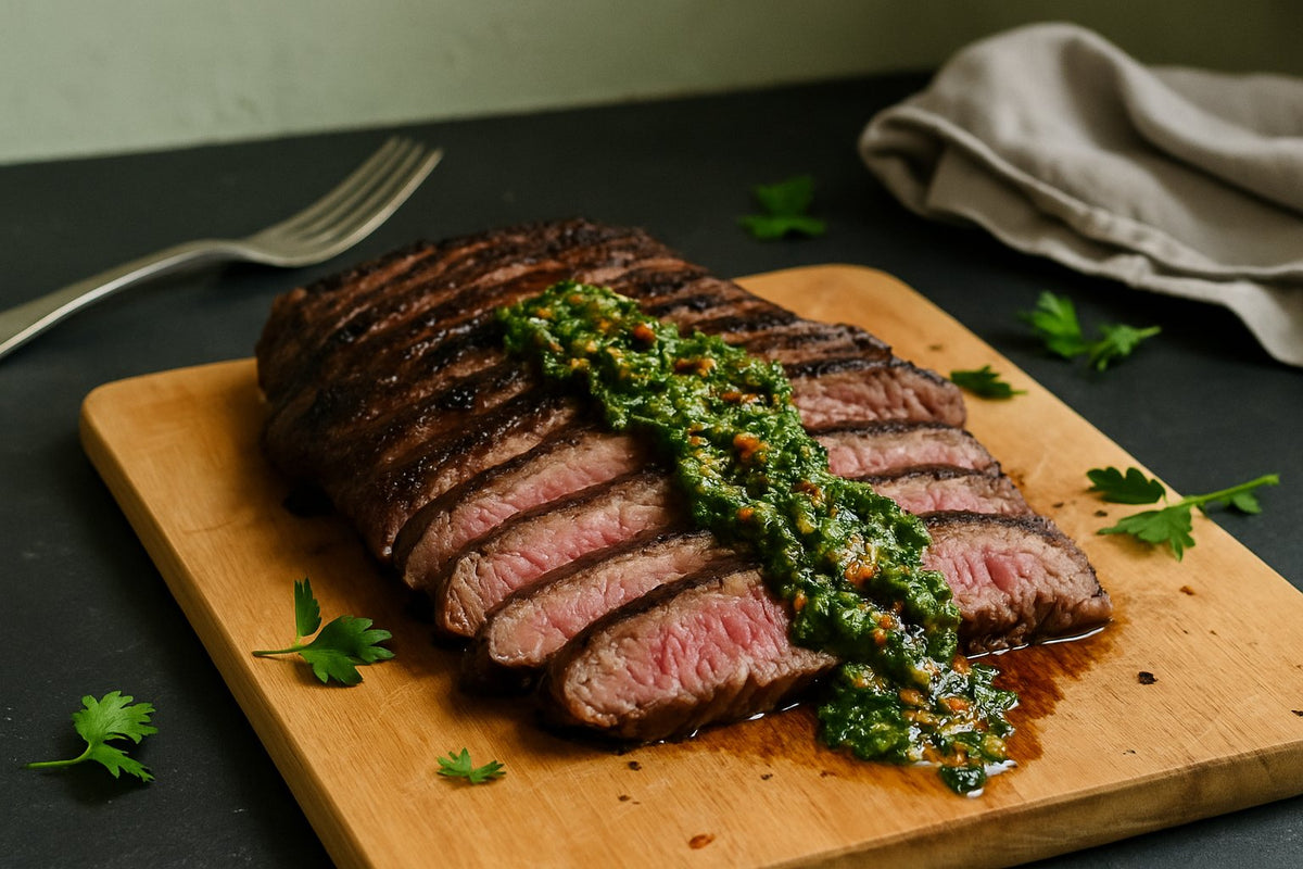 Bavette van de BBQ