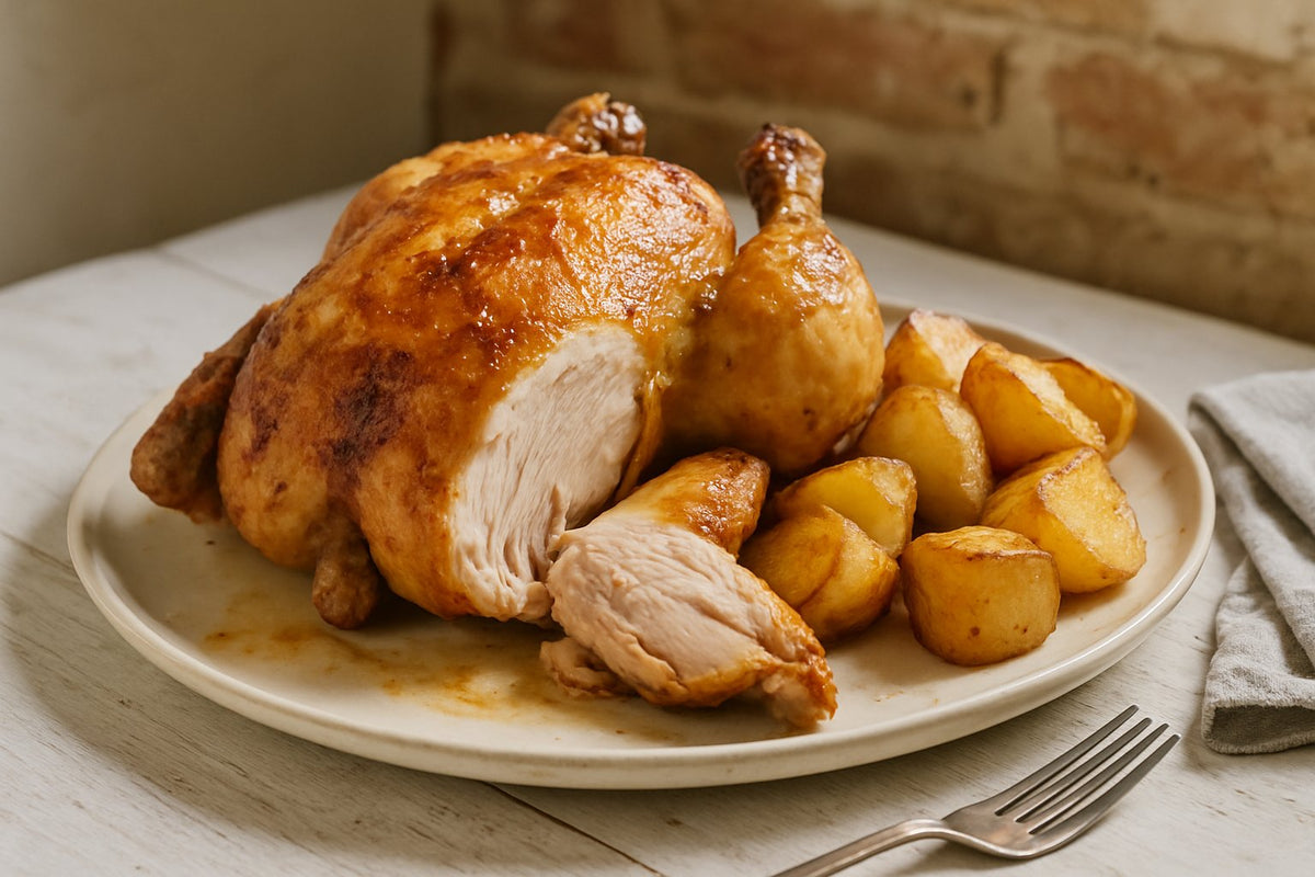 Hele kip in de oven: knapperig vel en sappig vlees