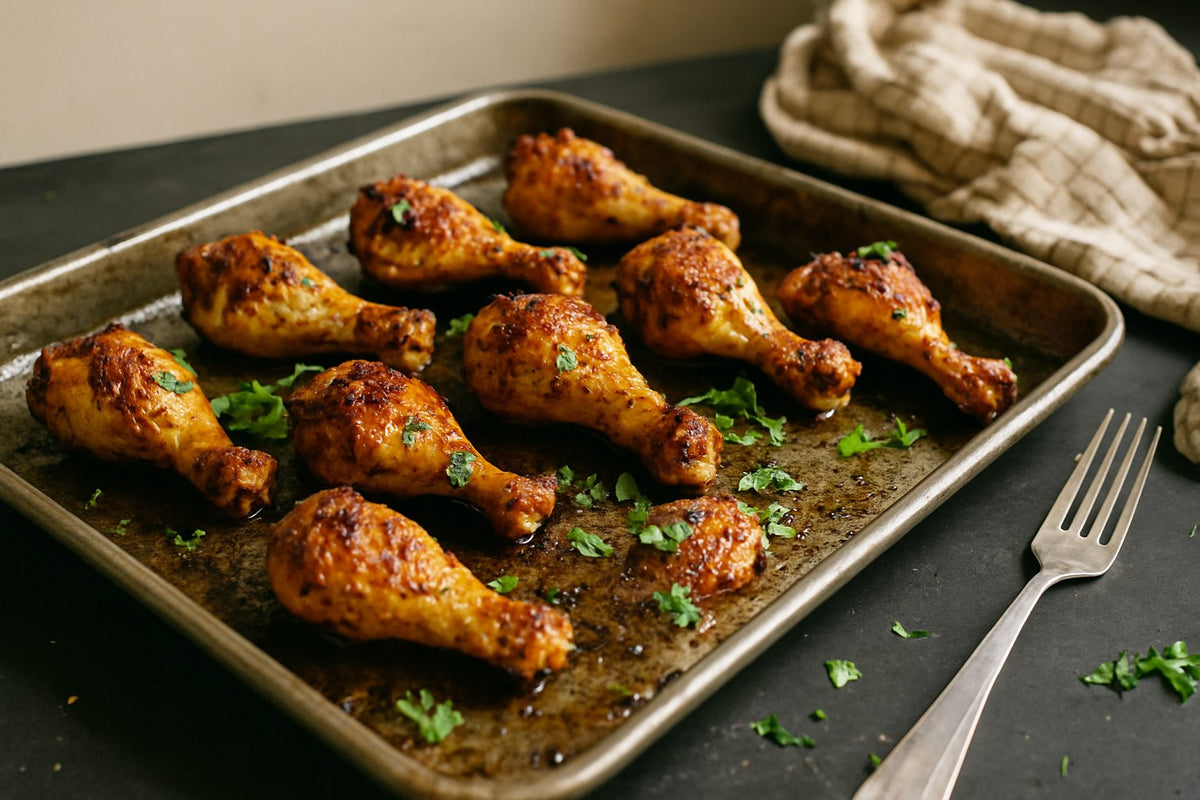 Gekruide kipkluifjes uit de oven: sappig en knapperig