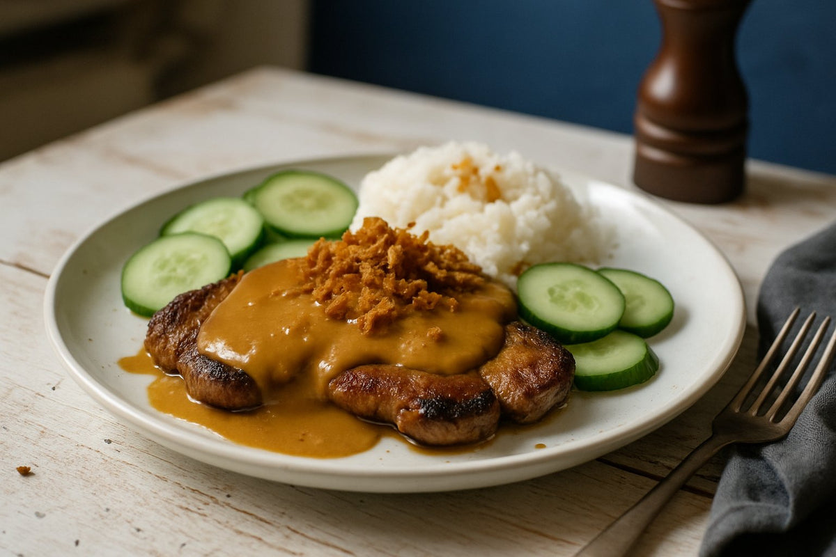 Procureurlapjes met satésaus