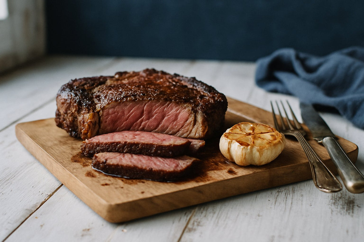 Ribeye in de airfryer: zo wordt hij sappig en rosé