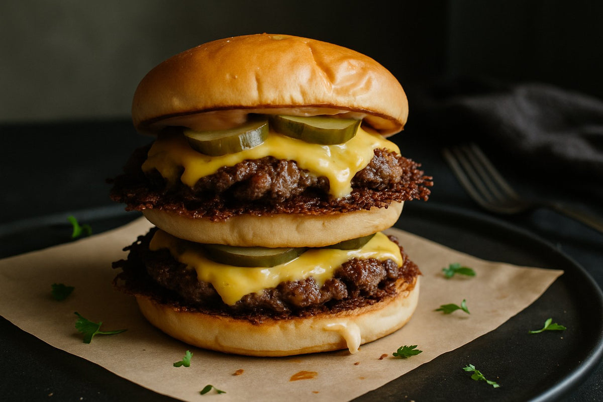 Smashburger maken met rundergehakt
