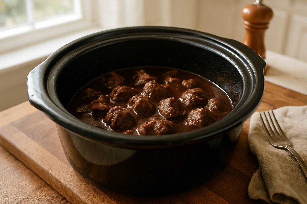 Stoofvlees in de slowcooker