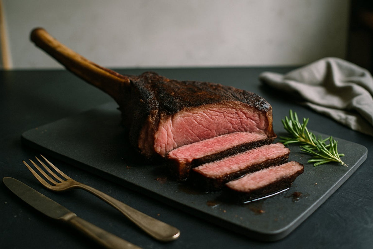 Tomahawk steak bereiden: oven, pan en BBQ