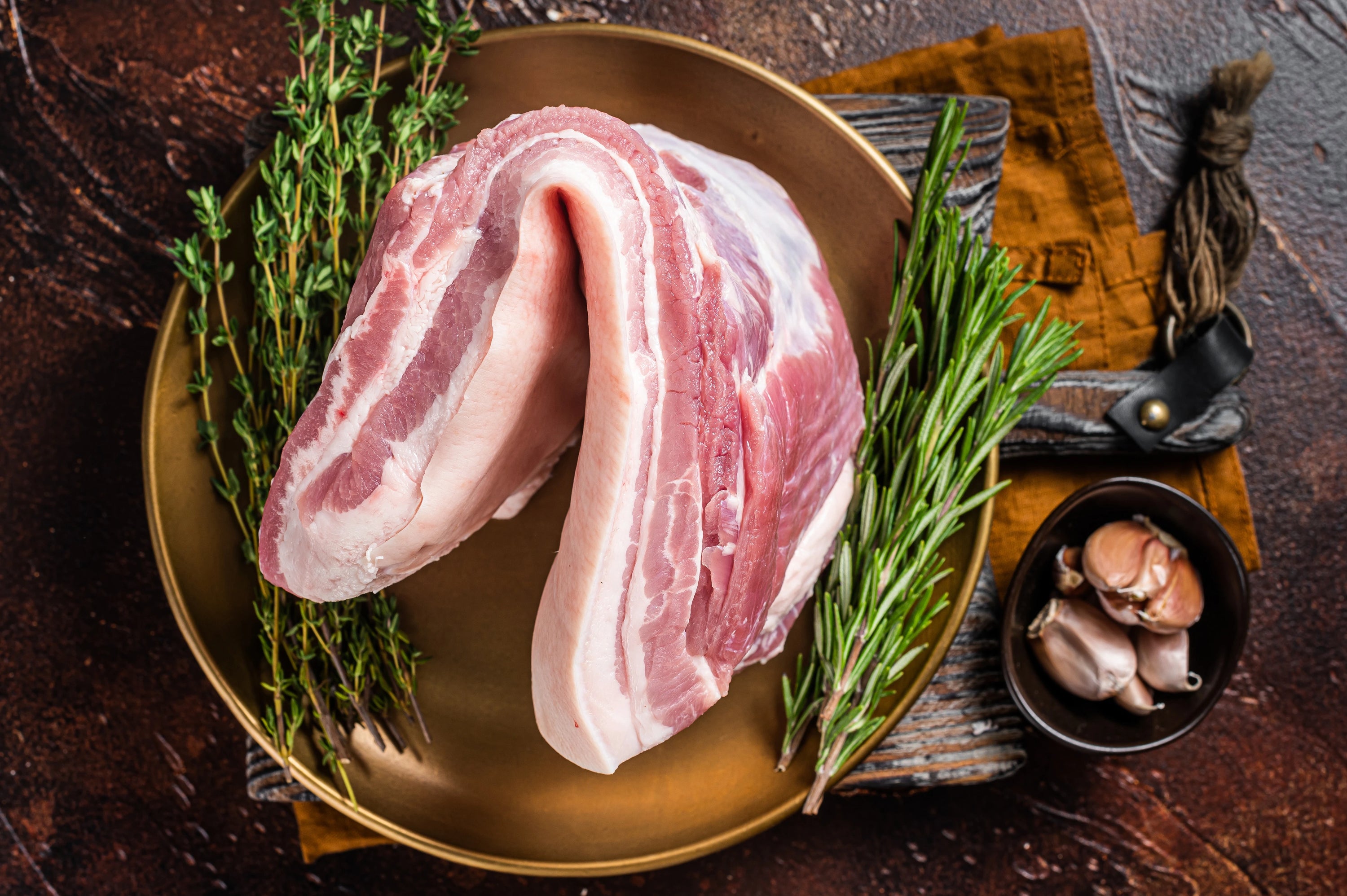 Buikspek met zwoerd (Pork belly) - 1kg