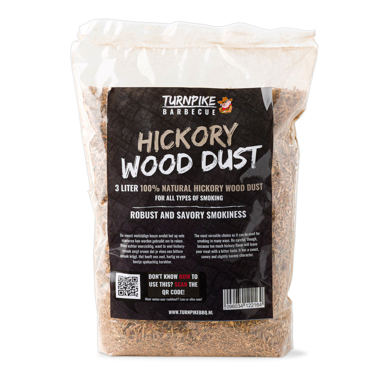 Turnpike BBQ Hickory Rookmot 3 liter