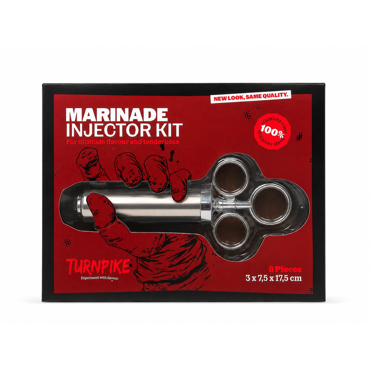 Turnpike Stainless Steel Marinade Injector Kit
